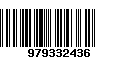 Código de Barras 979332436