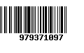 Código de Barras 979371097