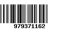 Código de Barras 979371162