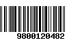 Código de Barras 9800120482