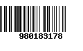 Código de Barras 980183178