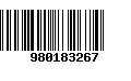 Código de Barras 980183267