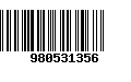 Código de Barras 980531356