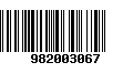 Código de Barras 982003067