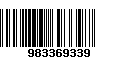 Código de Barras 983369339