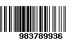 Código de Barras 983789936