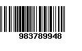 Código de Barras 983789948