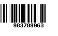 Código de Barras 983789963