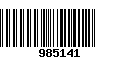 Código de Barras 985141