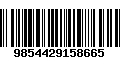 Código de Barras 9854429158665