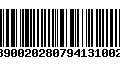 Código de Barras 98900202807941310029