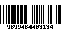 Código de Barras 9899464403134