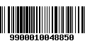 Código de Barras 9900010048850