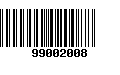 Código de Barras 99002008