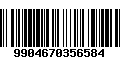 Código de Barras 9904670356584