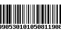 Código de Barras 990530101050811908