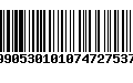 Código de Barras 990530101074727537
