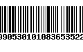 Código de Barras 990530101083653522