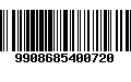 Código de Barras 9908685400720