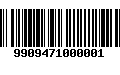 Código de Barras 9909471000001