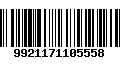 Código de Barras 9921171105558