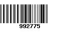 Código de Barras 992775