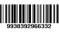 Código de Barras 9938392966332