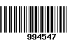 Código de Barras 994547