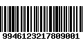 Código de Barras 9946123217809001