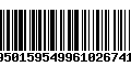 Código de Barras 99501595499610267410