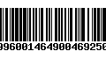 Código de Barras 996001464900469250