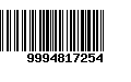 Código de Barras 9994817254