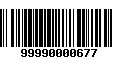 Código de Barras 99990000677