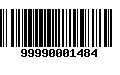 Código de Barras 99990001484