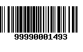 Código de Barras 99990001493