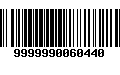 Código de Barras 9999990060440