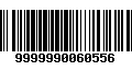 Código de Barras 9999990060556