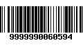 Código de Barras 9999990060594