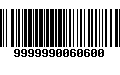 Código de Barras 9999990060600