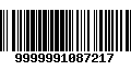 Código de Barras 9999991087217