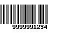 Código de Barras 9999991234